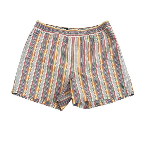 Vintage polo ralph lauren swim wear shorts plaid lined Men’s XL No Drawstring